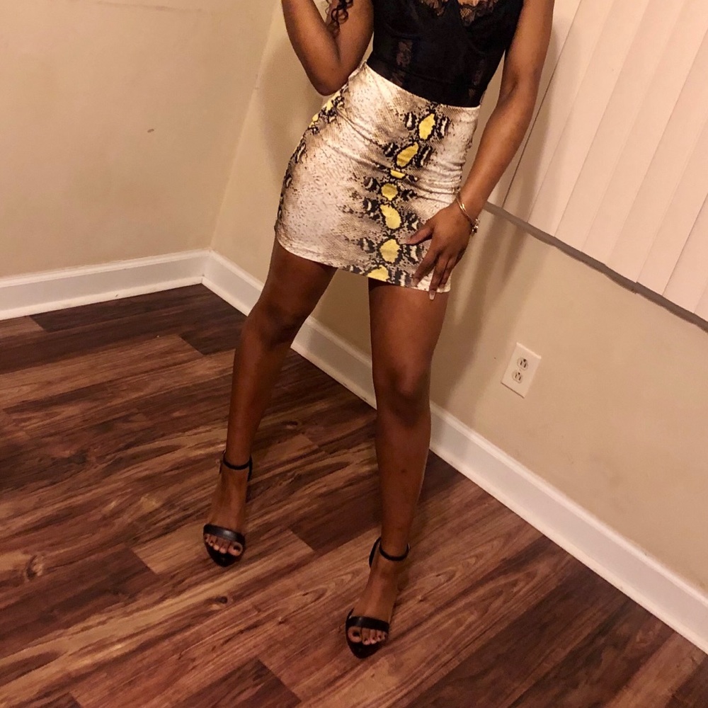 Snakeskin Skirt